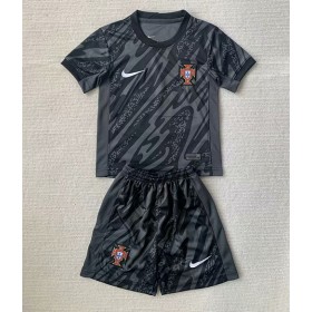 Baby Fußballbekleidung Portugal Torwart Auswärtstrikot EM 2024 Kurzarm (+ kurze hosen)
